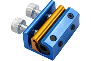 LSKASELUE Cable Luber Tool, Dual Wire Oiler for Throttle Clutch Brake Cable Lubrication, Twin-Clamp Wire Lube Tool Aluminum L
