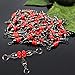 Sougayilang 3 Way Barrel Swivel Fishing Swivel Tangle Fishing Tackle Accessories Pack of 100pcs-Style #1