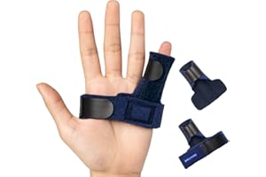 SHELLVCASE Trigger Finger Splint,Adjustable Finger Support Brace Bonus Fastening Tape for Alleviating Finger Locking,Popping,Bending,Stiffness,Tendon Release and Pain Relief from Stenosing Tenosynovitis