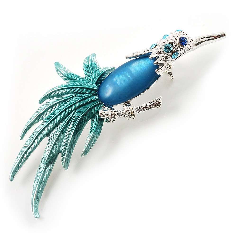 Blue Bird Brooch