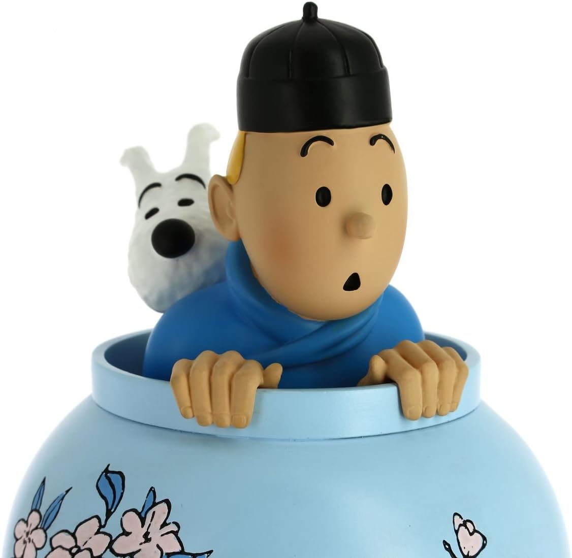 Collectible figure Moulinsart Tintin and Snowy in The Chinese Vase (46401), Blue - Image 5