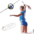 Volleyball Training Equipment Aid System - Adjustable High Elasticity Volleyball Spike Trainer, Solo Spiking Hitting Serving Like a Pro Volleyball Practice Equipment Gift for Beginners & Experts