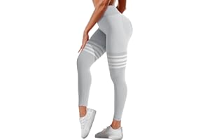 Women's Yoga Pants Tummy Control Gym Pant Seamless Workout Fitness Scrunch Butt Lifting Rib Legging Activewear Tights