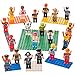 Christmas Stockings with Mini Toy Figure Toys - X-mas Tree Stocking Stuffers - Gifts for Kids - Boys & Girls Figurines Figuers
