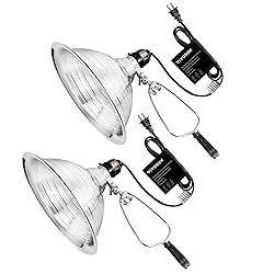 VIVOSUN Clamp Lamp Light with Detachable 8.5 Inch