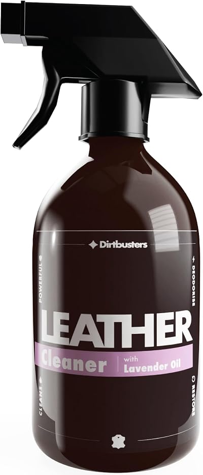 Dirtbusters Leather Cleaner Restorer & Deodoriser 500ml Lavender Oil