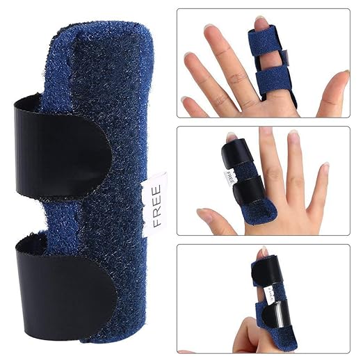 Trigger Finger Splint, Adjustable Aluminium Support for Extension
