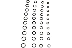 High-Performance Sealing Washers, Multi-Size Fuel Line Seals (8mm-14mm), Durable Plate Washers for Fuel Line Connections, Mul