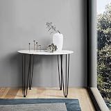 Signstek 28in 10mm Metal Table Legs, 3 Rods, Black, Set of 4, DIY Desk/Table view 7