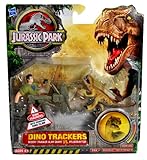 Hasbro Year 2009 Jurassic Park Dino Trackers Series Exclusive 4 Inch Tall Action Figure Set - Desert Tracker Alan Grant with Working Dino Claw vs. Velociraptor