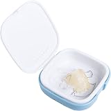 Enc ase Dental Retainer Case with Bath Grey Dual Purpose Hygienic Denture Case view 5