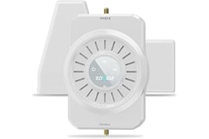 Cell Phone Signal Booster for Home Multi-Room, ZORIDA Cell Phone Booster for All U.S. Carriers Home Office, Boost 5G 4G for Verizon,72dB High Gain Antennas, Verizon, AT&T, T-Mobile App Support