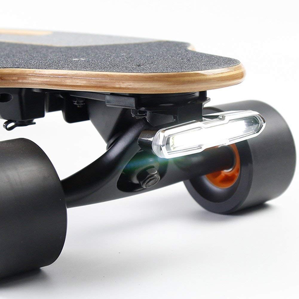 IWONDER Skateboard Headlights and Taillights, USB Rechargeable Safe Lights, Waterproof LED