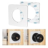 MOSECYOU Door Knob Plates Square