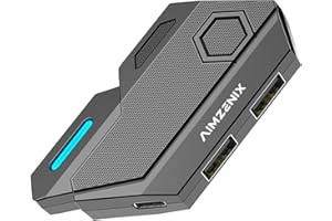 AIMVICETEK Keyword and Mouse Adapter for Nintendo Switch/Xbox One/PS4/PS3, AIMVICE Keyboard Adapter & Xbox Keyboard Adapter, Perfect for Games Consoles for FPS, TPS and RTS [2023 Upgrade Version]