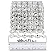 Bling Rhinestone Diamond Flower Shape Mesh Ribbon Wrap,Storystore Silver Acrylic Bling Diamond Wrap Ribbon for Wedding, Cake, Vase Decorations, Party Supplies(1 Roll, 30Ft,6 Rows)(Silver Flower Shape)