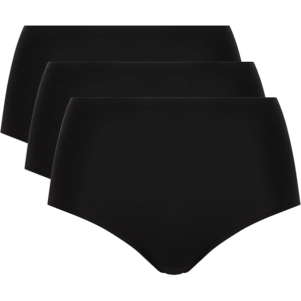 Chantelle Comfort Chic High-Waist Control Brief Black XS at Amazon