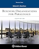 Amazon Com Business Organizations For Paralegals Sixth