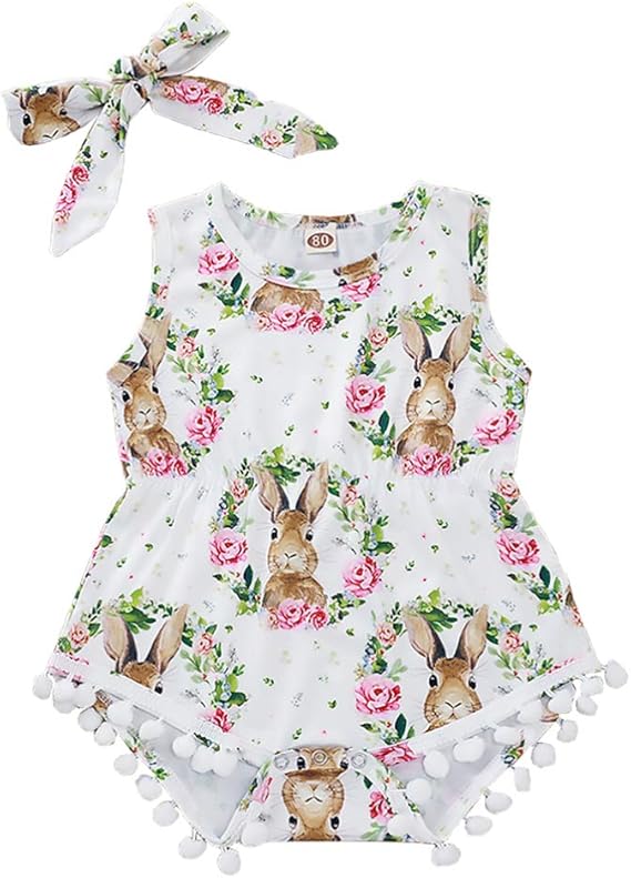 SOIMISS Easter Rabbit Jumpsuit Costume Party Cosplay Uniform Print