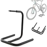 Feedback Sports Scorpion Moto-Style Portable Bike Stand, 2 Piece, Black | Supports 10, 13, 18 or 20mm hollow spindle cranks; rear wheel stays elevated for display or bike maintenance