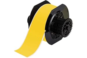 Brady B30C-2250-595-YL 100' Length x 2.250" Width, B-595 Vinyl, Yellow BBP31 Indoor/Outdoor Tape
