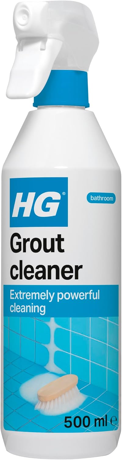 HG Grout Cleaner Ready-to-Use 500ml – Removes Stubborn Dirt from Tile Grout