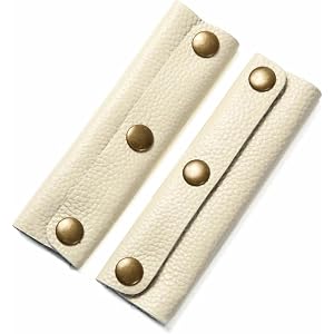 Leather Handle Wrap Suitcase Grip Protective Cover Luggage Bag Handle Wrap Leather Anti-stroke Stroller Shoulder Strap Pad Ac