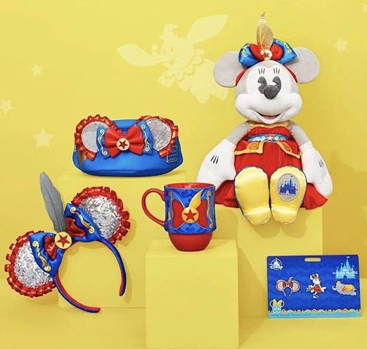 Amazon メインアトラクションシリーズ ダンボ ミニー 上海ディズニー ビッグサンダー ぬいぐるみ ピンバッジ カチューシャ マグカップ バッジ ホビー