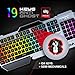 ONEXELOT Aluminum gaming keyboard, USB wired RGB backlit Revolutionary semi mechanical keyboard mod ENIGMAthumb 3