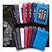 Genuine Leather ID Badge Holder Wallet with Heavy Duty Carabiner Retractable Reel, Key Ring and Metal Clip, 3 Card Pockets. Holds Multiple Cards & Keys. Key Chain Flashlight. Vertical. Espresso Brown