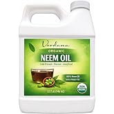 Verdana Organic Neem Oil &ndash; Cold Pressed, 100% Pure Neem Seed Oil, Concentrated Multi-Purpose Oil for Skin, Hair &amp; Plant Use, No Additives - 32 Fl Oz
