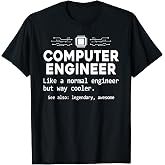Computer Engineer Definition Computer Engineering Funny T-Shirt