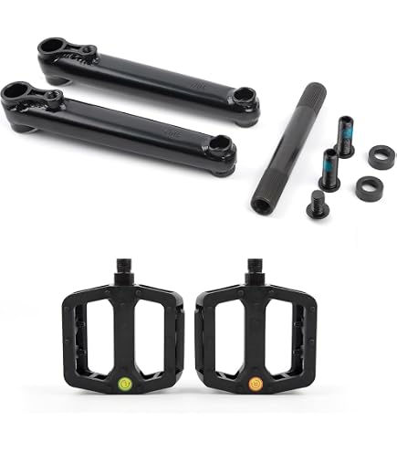 Amazon.com : KHEbikes KHE MVP BMX Crank Set 8T MID BB 4130 CrMo