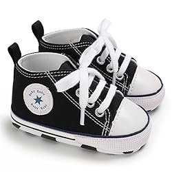 KKIIDDSS Unisex Baby Girls Boys Canvas High-top