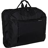 DELSEY PARIS Garment Bags Lightweight Hanging Travel Sleeve, Black, 42 Inch