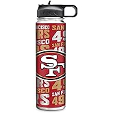 Rico Industries NFL Football Stainless Steel Tumbler with Lid - Great For Coffee, Tea, Water or Cocktails