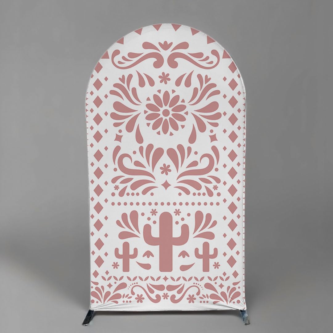 Photo 1 of Mexico Theme Arch Stand Covers Fiesta Wedding Party Elastic Fabric Background Birthday Baptismx Baby Shower Decor Props (120x220cm(W48''H86''),G-3740)