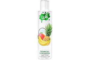 Wet Water Based Tropical Explosion Flavoured Lubricant, 9 Fl Oz - Premium Personal Lubricant, Paraben Free, Gluten Free, Stai