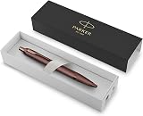 Parker IM Monochrome Ballpoint Pen Burgundy Finish Blue Ink Medium Point view 2