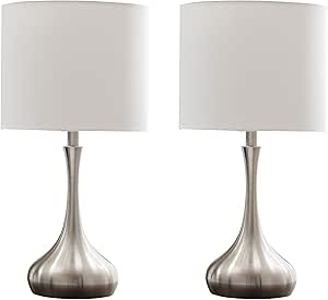 Amazon.com: Kings Brand 24"H Traditional Brushed Nickel ...