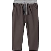 Mud Kingdom Toddler Boys Cotton Pull On Pants Adjustable Elastic Waist 3-9 Years