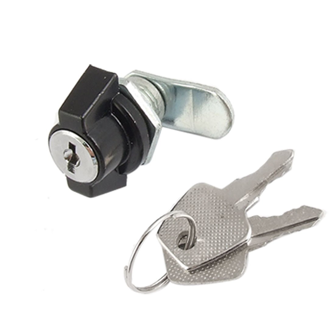 Sourcingmap Cabinet Door Fitting 0.6" Thread Quarter Turn Cam Lock