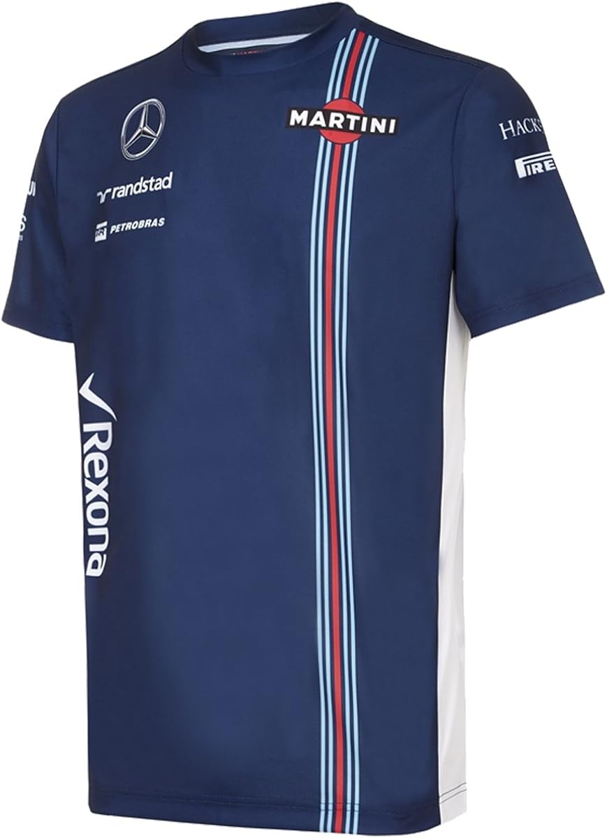 Williams Martini Racing F1 Mens Replica Team TShirt 2016 (Medium