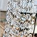 12 Feet Crystal Beads Clear Chandelier Bead Lamp Chain
