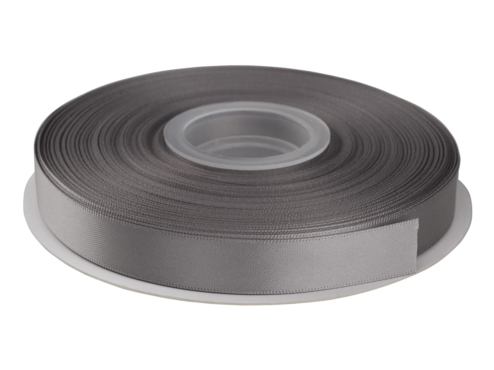 AVANAVA 16mm Wide Double Face Satin Ribbon - 45 Meters (012-Silver)