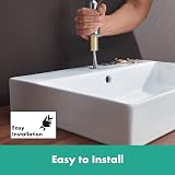 Hansgrohe Vernis Blend Basin Tap 70 Chrome 71558000 without Waste view 3