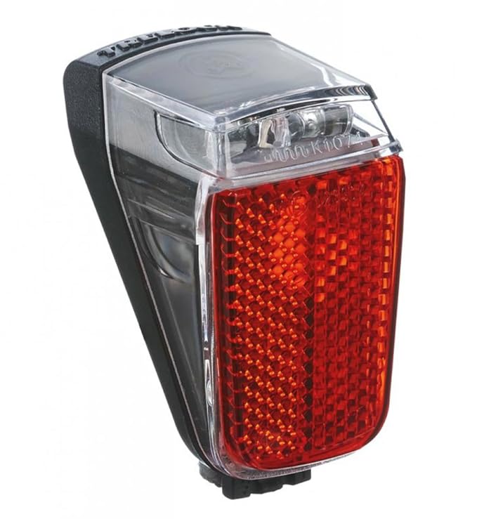 LED-Dynamo-Rücklicht Trelock Duo Top LS 633, schwarz mit Standlicht
