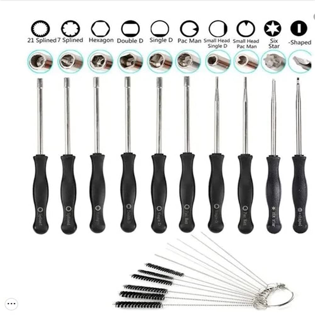 Ticfox Screwdriver Set Carburetor Adjustment Tool Screwdriver + Carburetor Cleaning Kit
