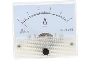 85C1 Analog Current Panel Meter DC 1A 2A 3A 5A 10A 20A 30A 50A 100A Ammeter for Circuit Testing Ampere Tester Gauge 1 PCS(100