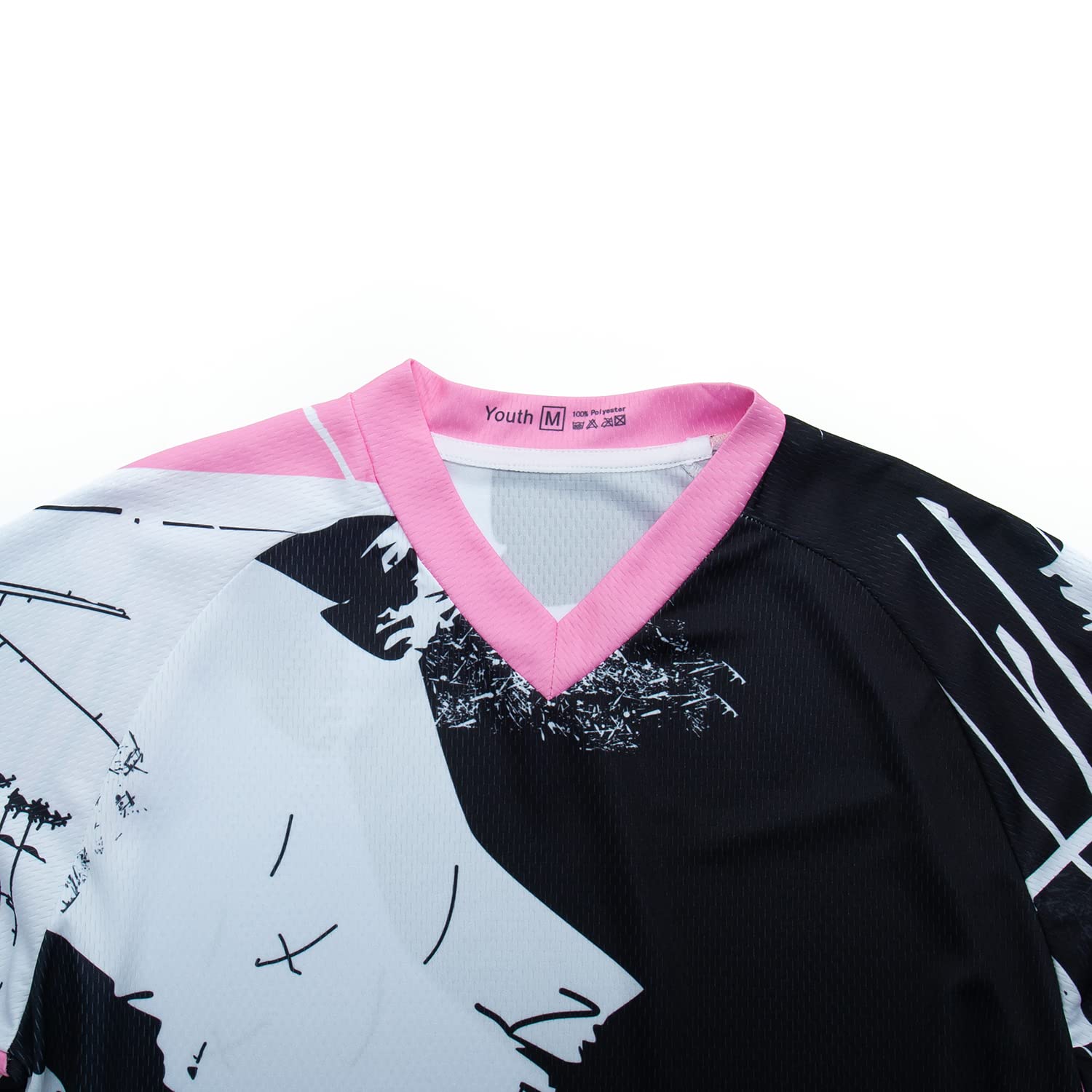 Kinder Radtrikot Downhill Shirts Jahre Mädchen Jungen Fahrrad MTB Kinderkleidung Langarm Powersports Fahrrad BMX Tops 4